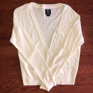 Cream Long Sleeve Cardigan